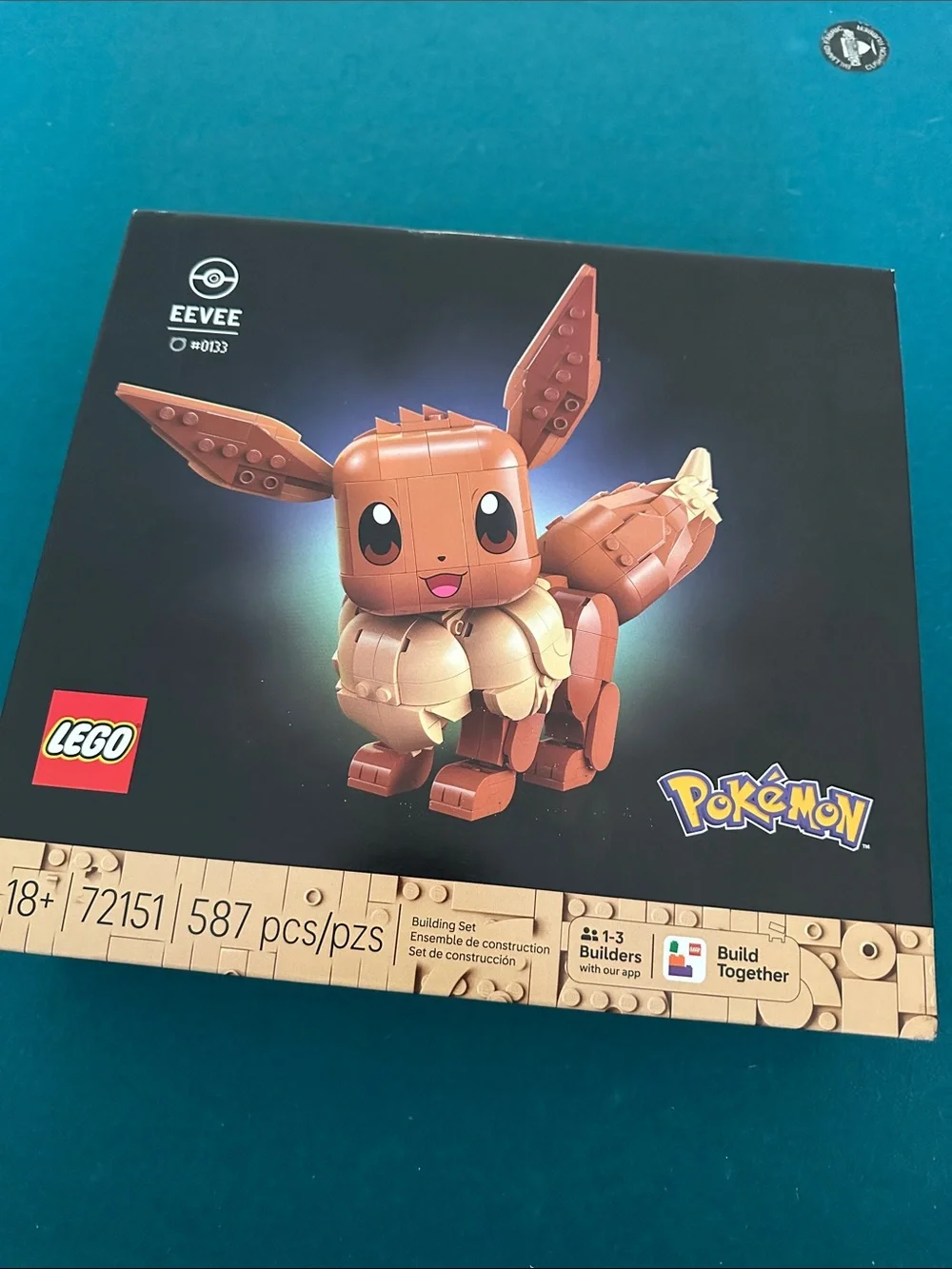 Lego Pokémon Eevee Buildable Figure - Brown and Cream